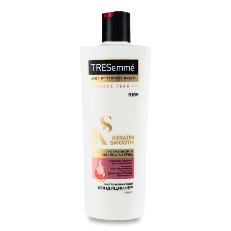 Кондиционер Для Волос с Кератином и Маслом Марулы Keratin Smooth Tresemme 400мл