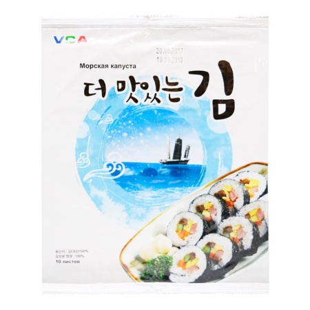 Капуста Морская Vca Жареная 10 Листов фл/п
