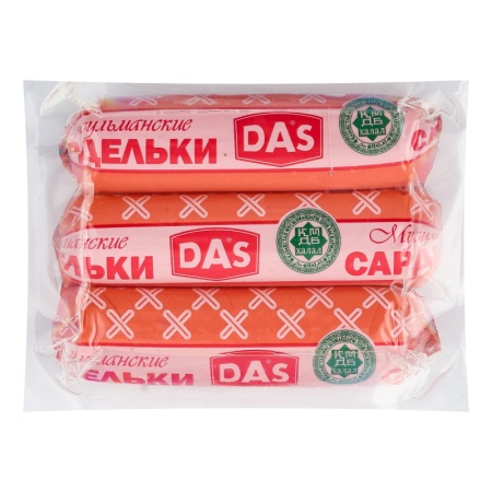 Сардельки Dermen Мусульманские Вар 350гр в/у