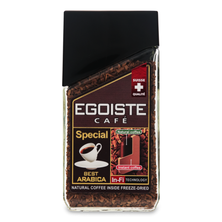 Кофе Натуральный Сублимированный Растворимый Special Egoiste Cafe c/б 100г