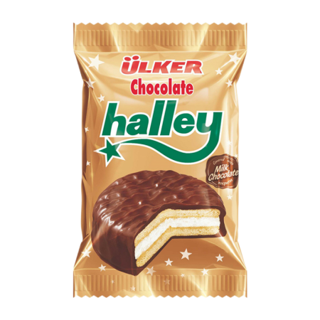 Печенье Сэндвич Ulker Halley с Маршмеллоу 28гр фл/п