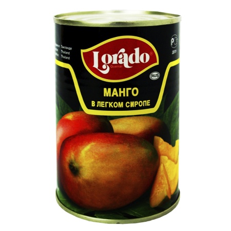 Манго Lorado в Легком Сиропе 425мл ж/б