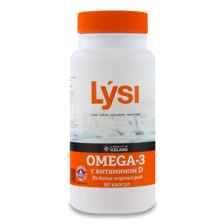 Бад Lysi омега-3 Витаминd 60шт Бан