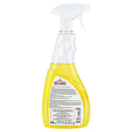 Средство Всё в Дом д/стекол Лимон 550мл фл