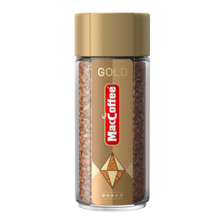 Кофе Maccoffee Gold Растворимый Сублимированный 100гр с/б