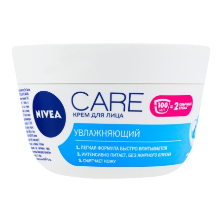 Крем Nivea Care д/лица Увлажняющий 100мл Бан