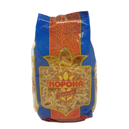 Макароны Корона Спираль #1 400гр п/п