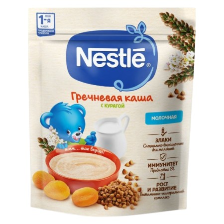 Каша Nestle Гречневая с Курагой 200гр стаб/б