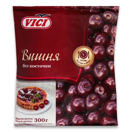 Вишня Без Косточки Быстрозамороженная Vici м/у 300г