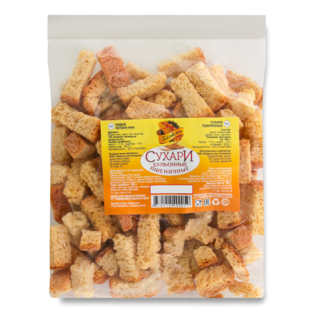 Сухари Пшеничные Бульонные байлық-нан м/у 150г