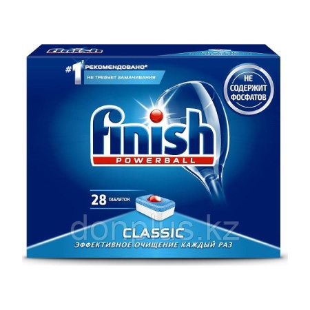 Таблетки д/посуд Машин Finish Powerball Classic 28шт 512,4гр Кор