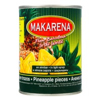 Ананасы Makarena Кусочки в Сиропе 565гр ж/б Ананасы Makarena Кусочки в Сиропе 565гр ж/б