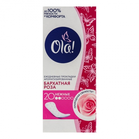 Прокладки Ola Daily Deo Роза Ежедневные 20шт Кор