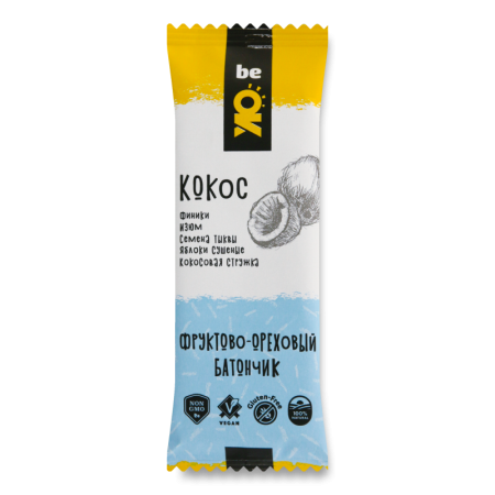 Батончик фруктово-ореховый Кокос be ok м/у 30г