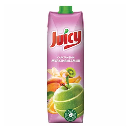 Нектар Juicy Мультивитамин с Мякотью 0,95л Tpa Нектар Juicy Мультивитамин с Мякотью 0,95л Tpa