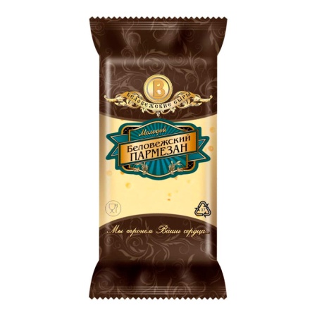 Сыр Беловежский Пармезан 40% 200гр