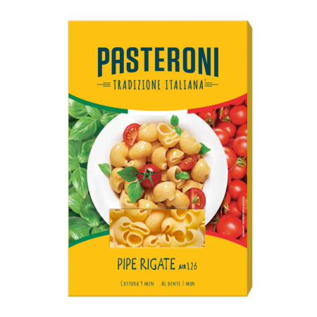 Макароны Pasteroni Penne Rigate 400гр Кор