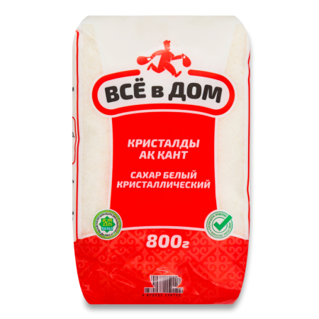 Сахар Белый Кристаллический Всё в Дом м/у 800г