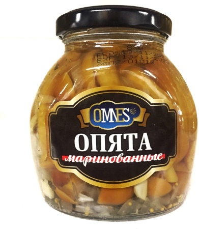 Опята Omnes Маринованные 280гр с/б