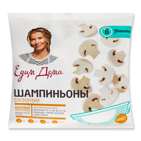 Шампиньоны Резаные Планета Витаминов м/у 400г