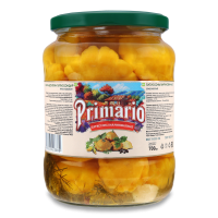 Патиссоны Маринованые Слабокислые Primario с/б 700г Патиссоны Маринованые Слабокислые Primario с/б 700г
