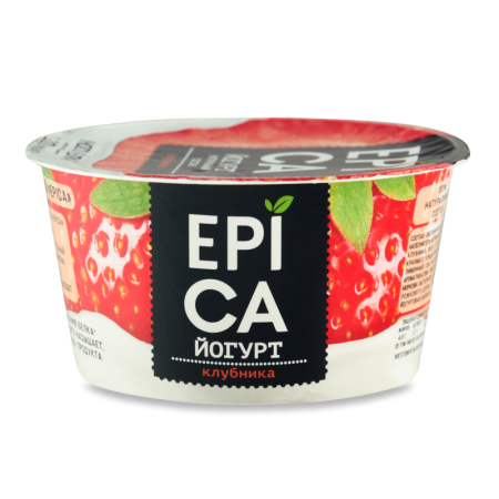Йогурт 4.8% Клубника Epica ст 290г