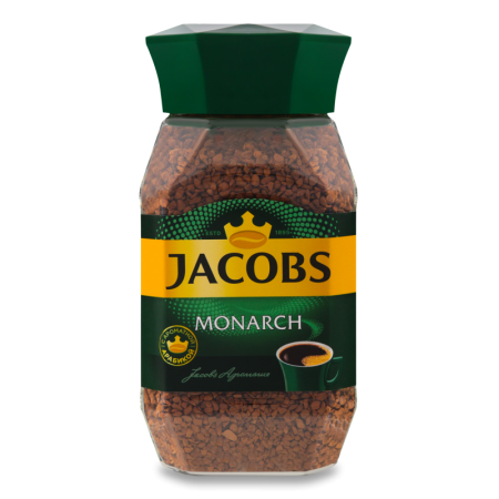 Кофе Натуральный Растворимый Сублимированный Monarch Jacobs с/б 190г