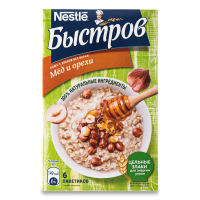 Каша Быстрого Приготовления Мёд и Орехи 5 Злаков Быстров к/у 6х40г