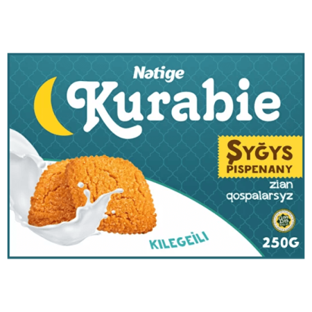 Печенье Natige Kurabie Сливочное 250гр Кор