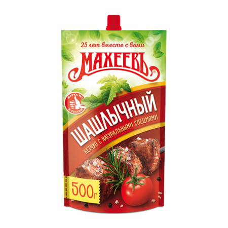 Кетчуп Махеев Шашлычный 500гр д/п
