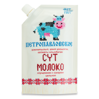 Молоко Сгущеное 8.5% с Сахаром Цельное Петропавловское масло-дел д/п 250г