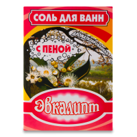 Соль д/ванн Бахташ Эвкалипт с Пеной 400гр Кор