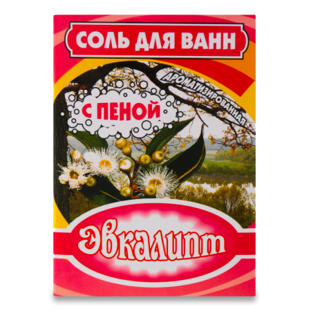 Соль д/ванн Бахташ Эвкалипт с Пеной 400гр Кор