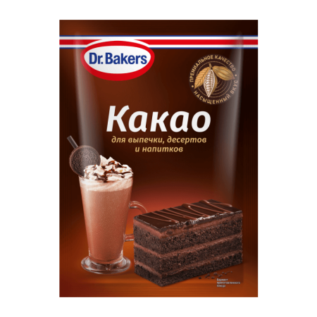 Какао Порошок dr Bakers 25гр Саше