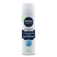 Гель Для Бритья Успокаивающий Для Чувствительной Кожи Nivea Men 200мл Гель Для Бритья Успокаивающий Для Чувствительной Кожи Nivea Men 200мл