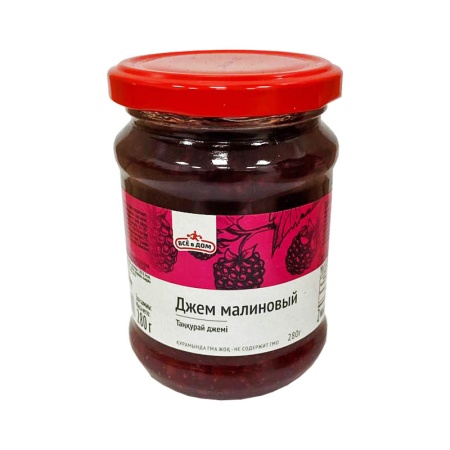 Джем Всё в Дом Малиновый 280гр с/б