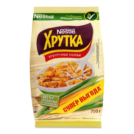Хлопья Nestle Хрутка Кукурузные 700гр п/п
