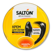 Крем Salton д/обуви Гладкая Кожа Черн 50мл ж/б