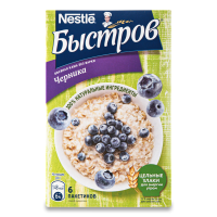 КАША NESTLE БЫСТРОВ ОВСЯНАЯ ЧЕРНИКА 240ГР КОР