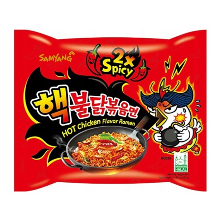 Лапша Samyang Ramen Острый 120гр п/п