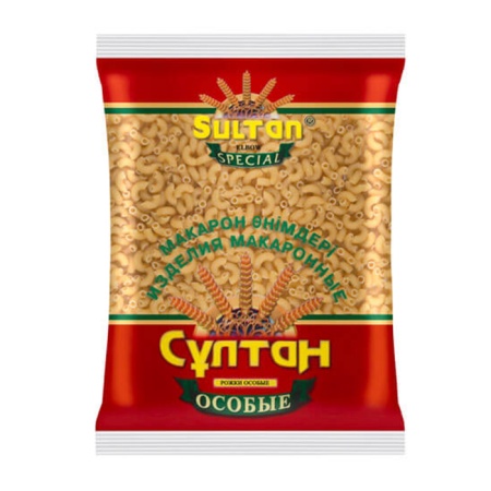 Макароны Султан Особые 400гр п/п (Ќазаќстан/Казахстан) купить оптом ...