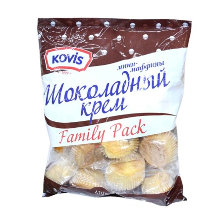 мини-маффины Kovis с Кремом Шок 470гр п/п