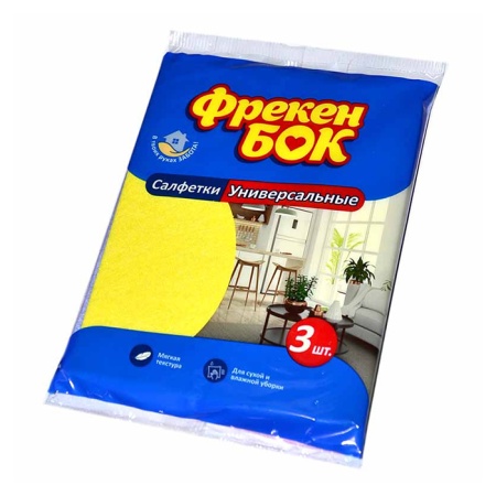 Салфетки Фрекен Бок Унив 30*38см 3шт Пленка