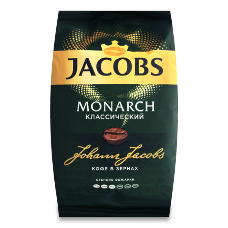 Кофе Жареный в Зернах Классический Monarch Jacobs м/у 800г
