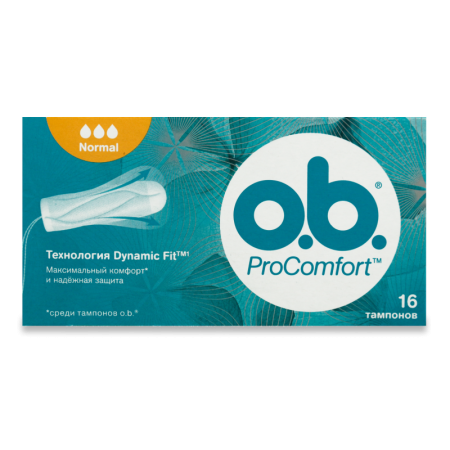 Тампоны Normal Procomfort о.b. 16шт