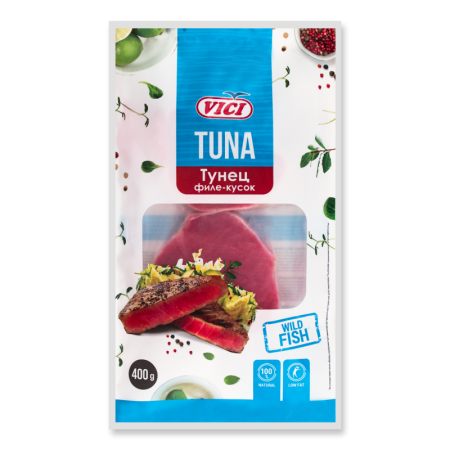 Тунец филе-кусок Замороженный Vici м/у 400г