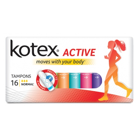 Тампоны Kotex Active Normal 16шт Кор