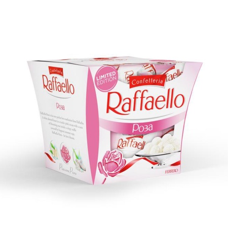 Конфеты Ferrero Raffaello Роза 150гр Кор