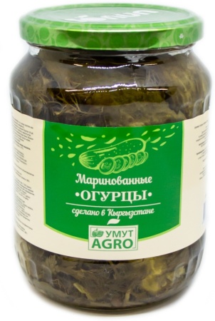 Огурцы Умут Agro Маринованные 720мл с/б