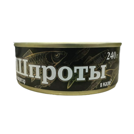 Шпроты Всё в Дом в Масле 240гр ж/б